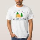 Search for night in the woods tshirts Camping