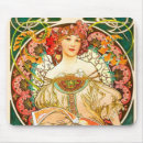 Search for mucha mousepads Flowers