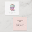 Search for macaron business cards Pastry chef