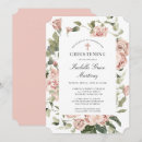Search for pink floral christening invitations Cross