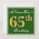 Search for elegant 65th birthday invitations 65 years old