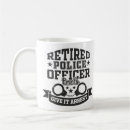 Search for funny police mugs Retirement