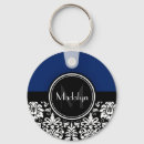 Search for damask monogram key rings Girly