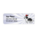 Search for border collie return address labels Animal lover