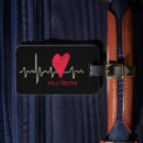 Search for valentines luggage tags Heart