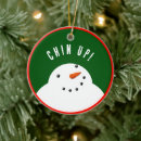 Search for funny snowman christmas tree decorations Kids
