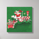 Search for santa canvas prints Vintage