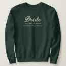 Search for green party hoodies Bride