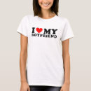 Search for i heart my bf tshirts Red