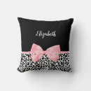 Search for black white leopard print cushions Girly