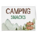 Search for snack signs Camping