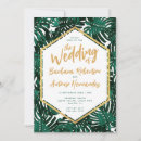 Search for monstera leaf wedding invitations Script typography
