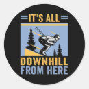 Search for downhill skiing stickers Cold weather