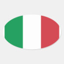 Search for green and red flag stickers Italian