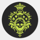 Search for green skull stickers Gothic
