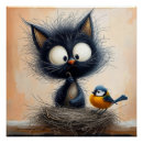 Search for bird cartoons posters Cat