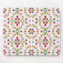 Search for abstract flowers mousepads Mid century modern
