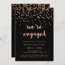 Search for faux rose gold confetti invitations Trendy