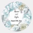 Search for posies wedding stickers Dusty blue