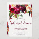 Search for floral rehearsal dinner invitations Trendy