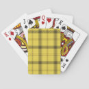 Search for scottish tartan playing cards Yellow