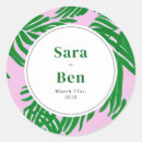 Search for tree wedding stickers Palm leaves