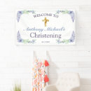 Search for christening banners Blue