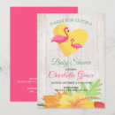 Search for pink flamingo invitations Mother to be