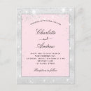 Search for blush and silver wedding invitations Trendy