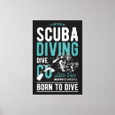 Search for diving canvas prints Diver