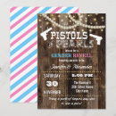 Search for pistols invitations Rustic