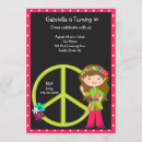 Search for hippie flower power invitations Peace