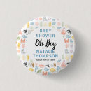 Search for sea animals badges Baby shower
