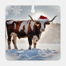 Search for longhorn cow christmas decor Steer