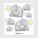 Search for elephant love stickers Baby shower