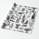 Search for black and white toile wrapping paper Antique