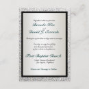 Search for turquoise black wedding invitations Silver