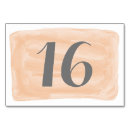 Search for orange watercolor table cards Modern
