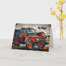 Search for truck fathers day cards Old