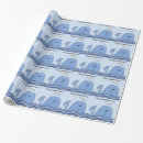 Search for baby whale wrapping paper Blue