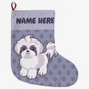 Search for shih tzu christmas stockings Puppy