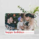 Search for red and white christmas cards Minimalist