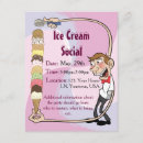 Search for ice cream social invitations cone