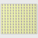 Search for numbers wrapping paper Pattern