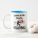 Search for beach volleyball mugs Sport