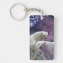 Search for snowflake key rings Polar bear
