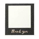 Search for thank you notepads Black