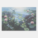 Search for pond wrapping paper Dragonflies