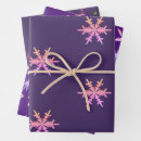 Search for purple snowflake wrapping paper Stylish