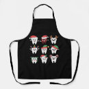 Search for funny dentist aprons Santa